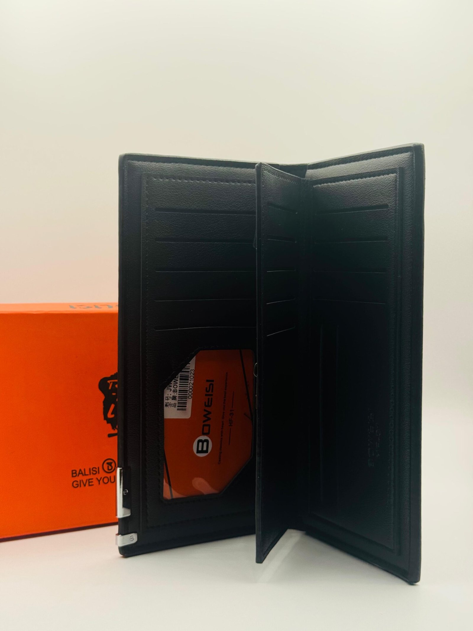 Pure Leather Men’s Wallet – Classic Black - Image 3