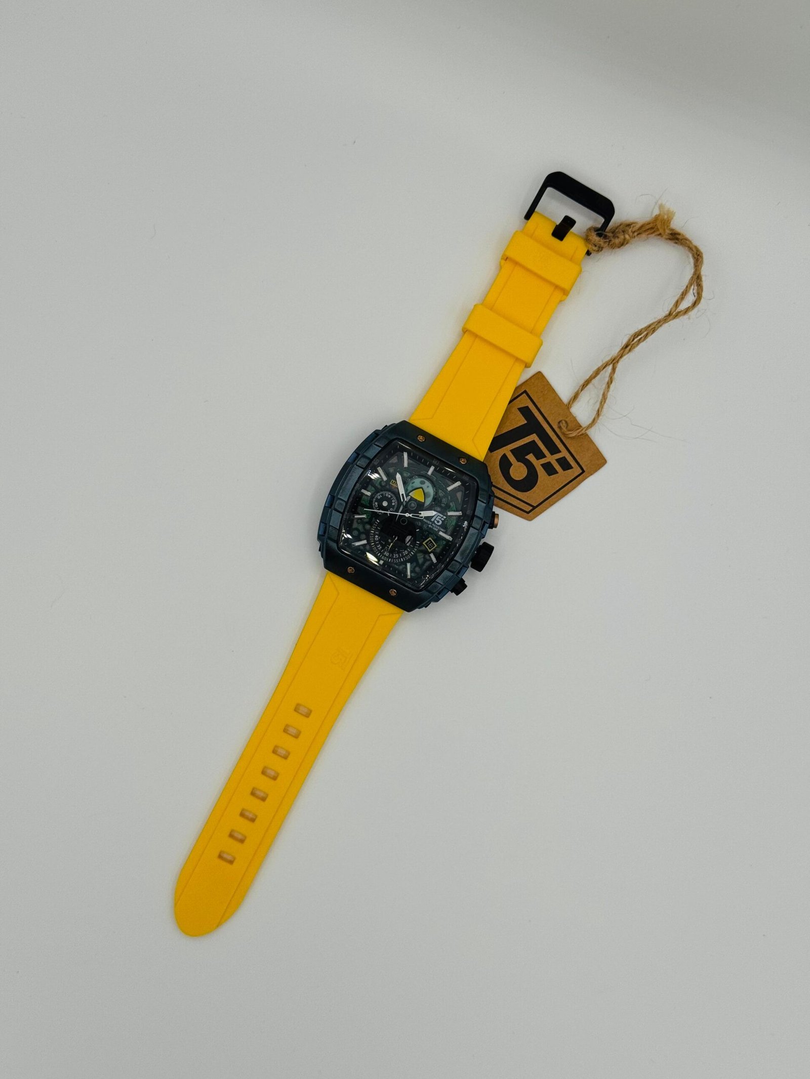 Ferrucci Stopwatch – Yellow Straps - Image 2