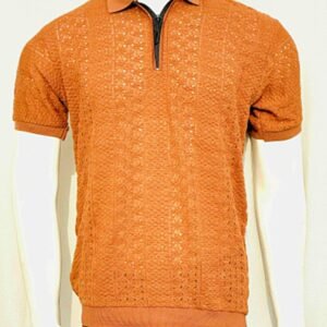 Old Money Orange Shirt – Bold Sophistication