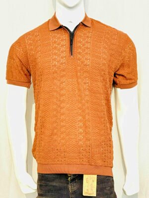 Old Money Orange Shirt – Bold Sophistication