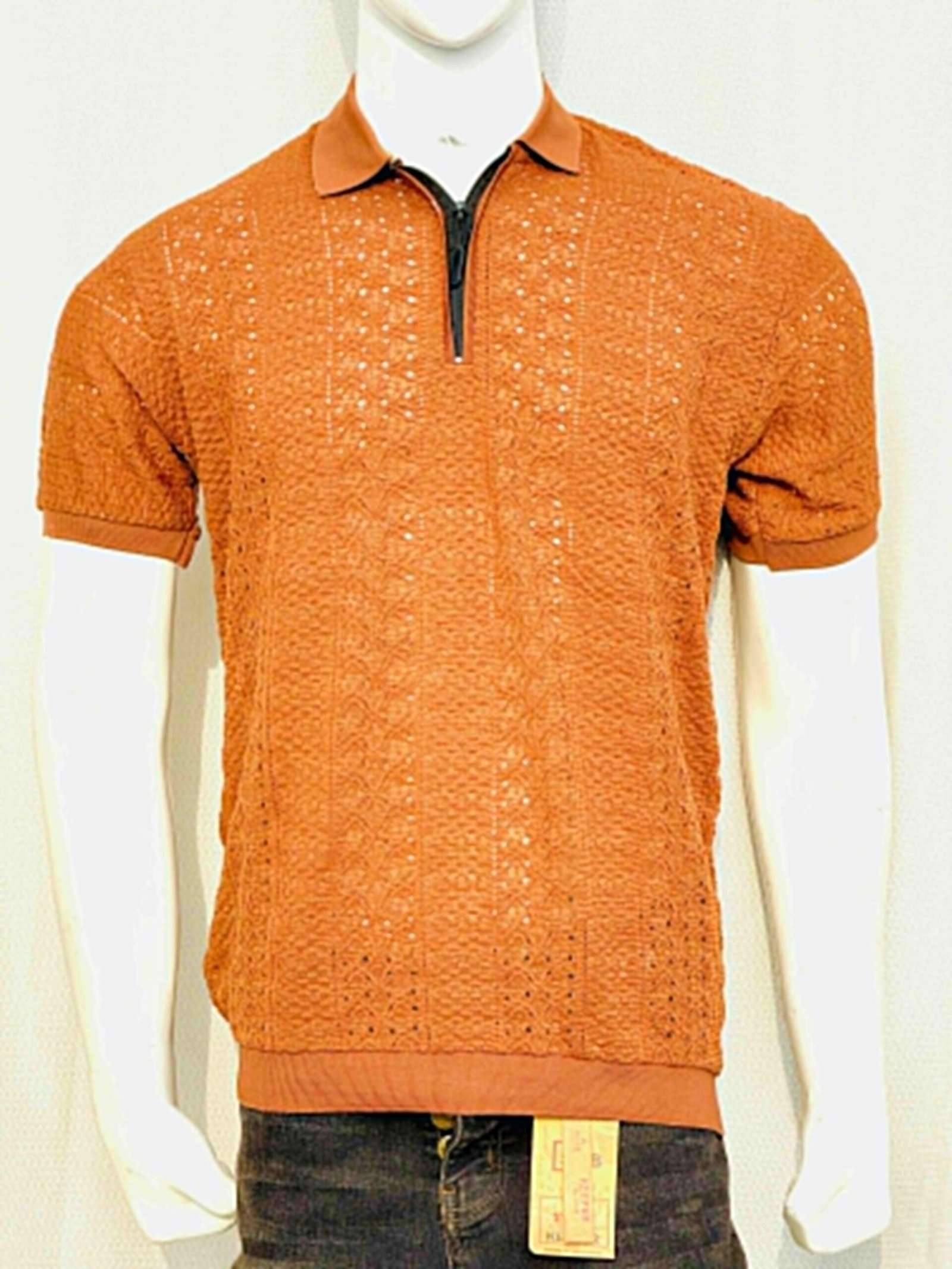 Old Money Orange Shirt – Bold Sophistication