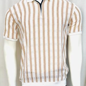 Men’s Premium Striped Polo T-Shirt
